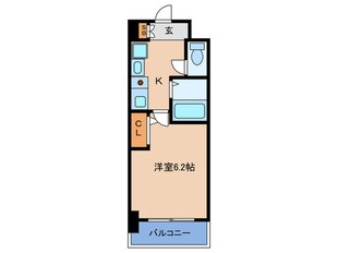 エスリード南森町駅前(408)の物件間取画像